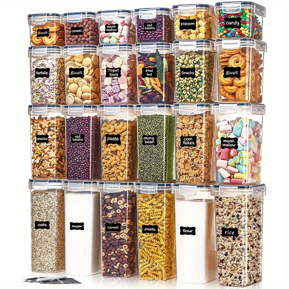 Kitchen Gadgets Worth Buying - 24 Recipientes para Almacenamiento de Alimentos,