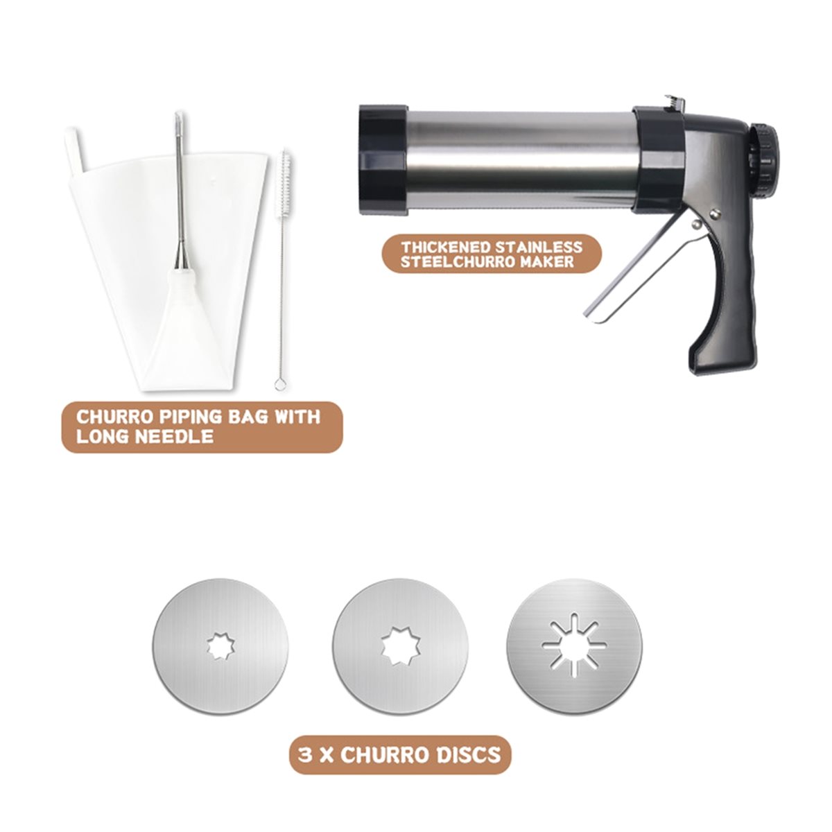 Kitchen Gadgets In Spanish - Máquina para Hacer Churros A24I, para
