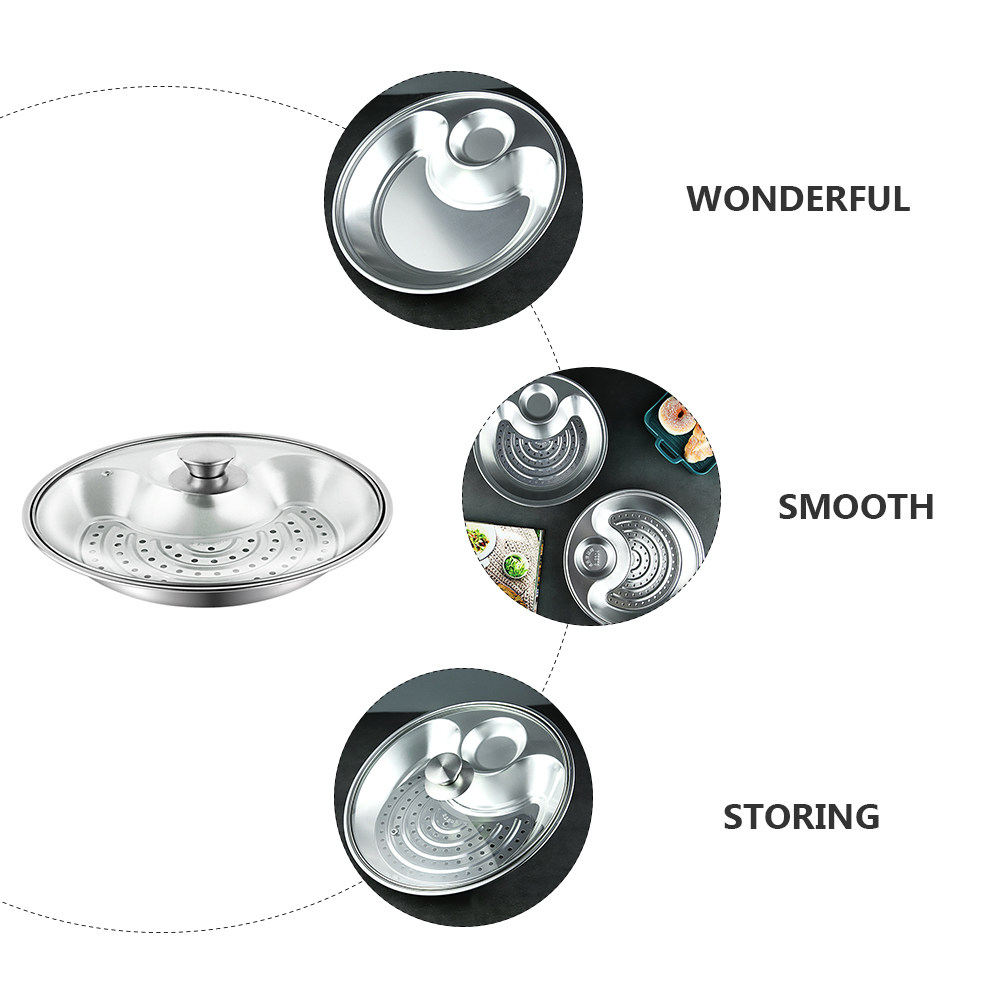 1 plato de acero inoxidable pa - Kitchen Gadgets Store reseña y precio