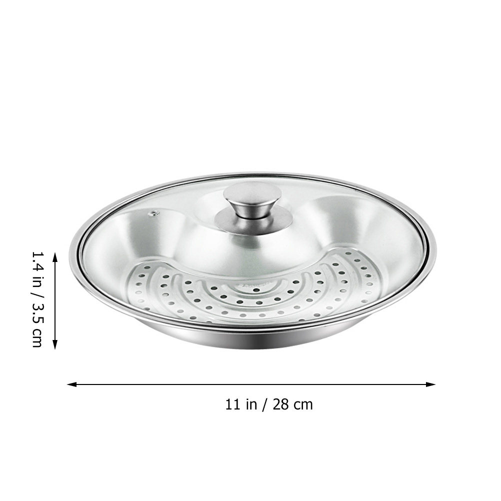 1 plato de acero inoxidable pa - Kitchen Gadgets Store reseña y precio