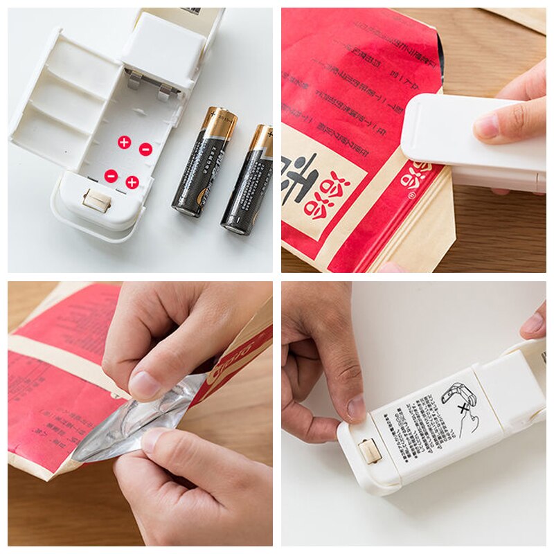Mini sellador de bolsas de plá - Kitchen Gadgets Store reseña y precio