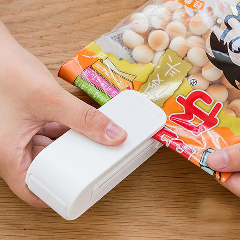 Mini sellador de bolsas de plá - Kitchen Gadgets Store reseña y precio