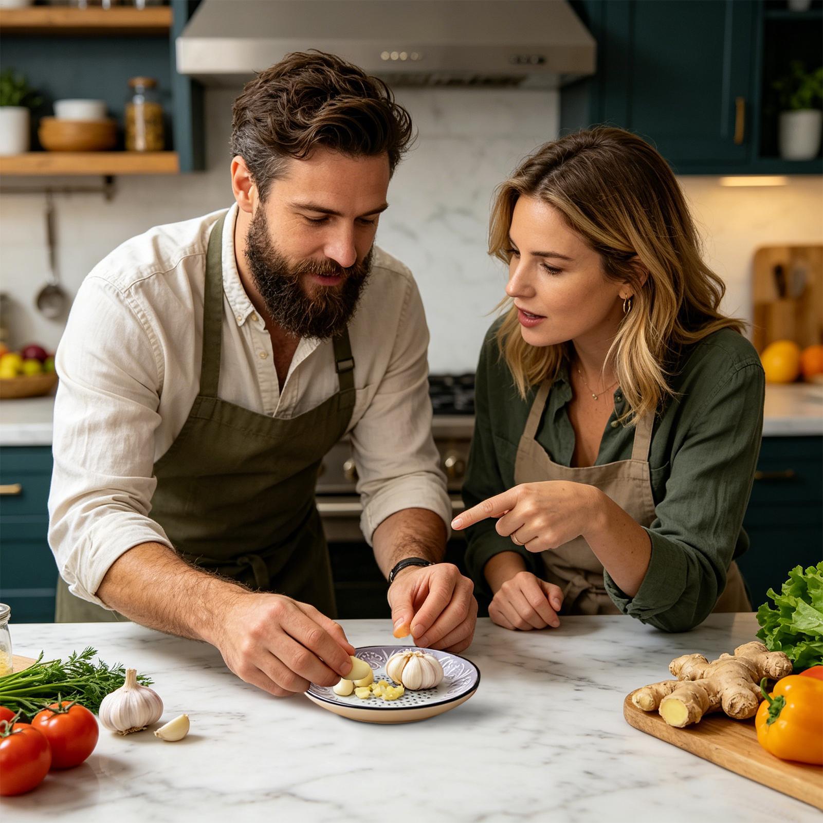Rallador de Ajo de Cerámica, P - Kitchen Gadgets In Spanish reseña y precio